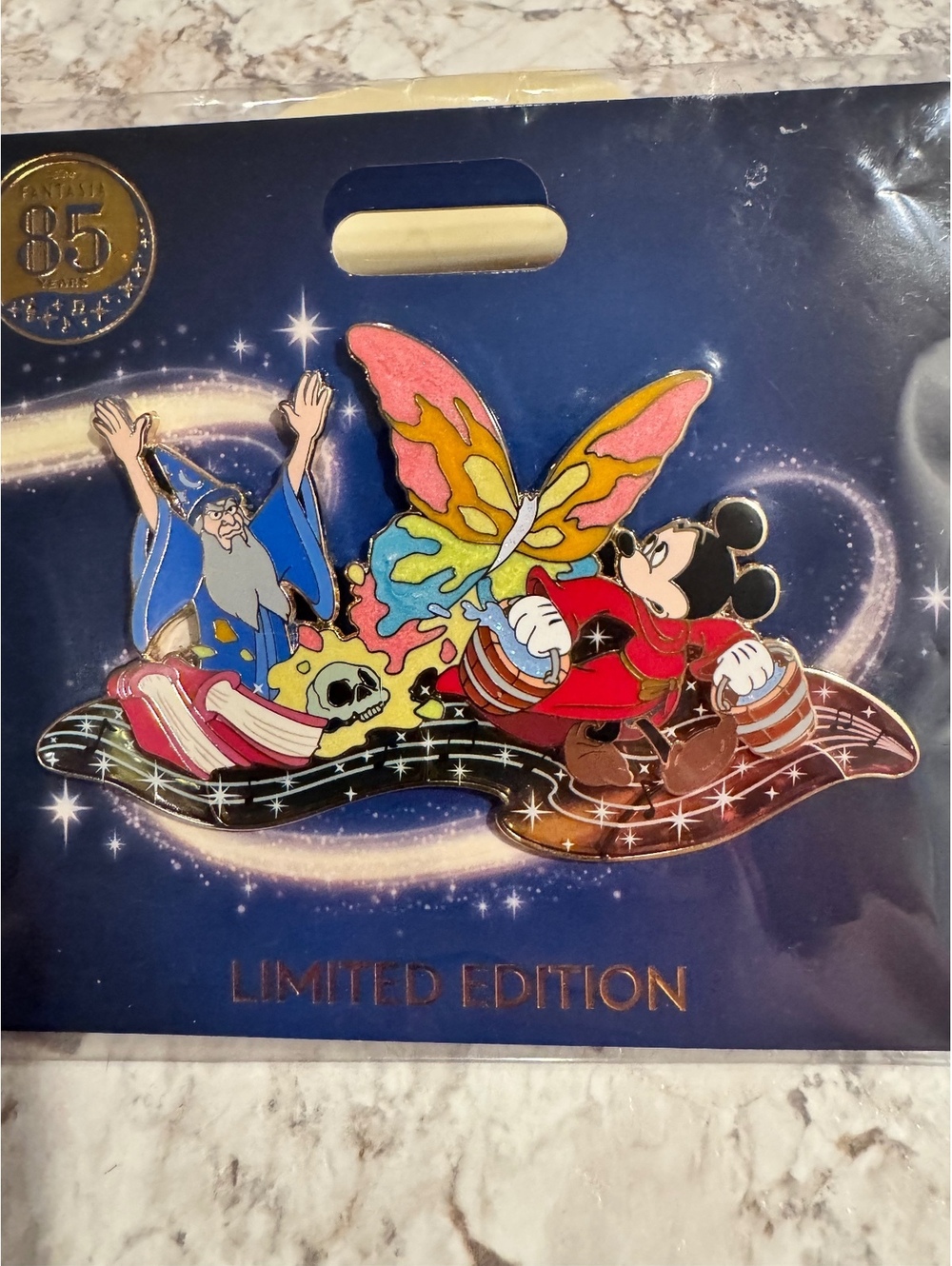 Disney WDI MOG Fantasia 85th Anniversary Sorcerer Mickey Yensid LE 300 Pin
